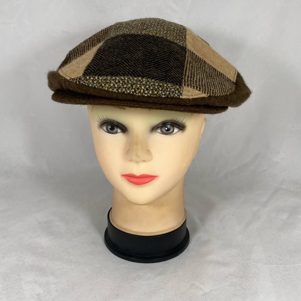 Scala Flat Cap Classic Patchwork Pattern NWT NWT - image 3